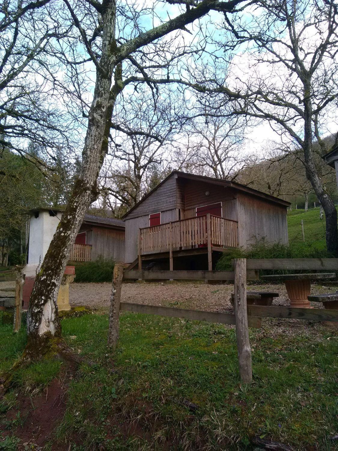 La Fregiere Chalets Clairvaux-d'Aveyron Exterior foto