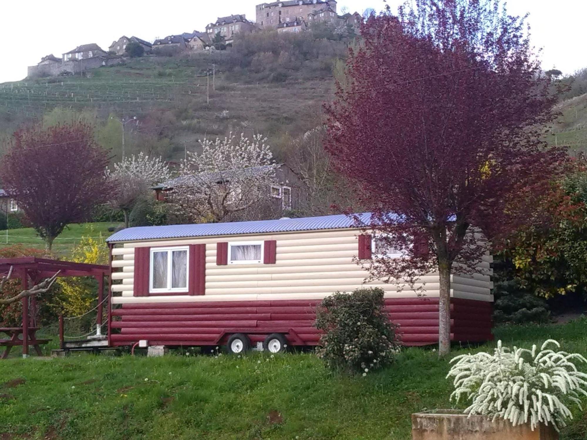 La Fregiere Chalets Clairvaux-d'Aveyron Exterior foto